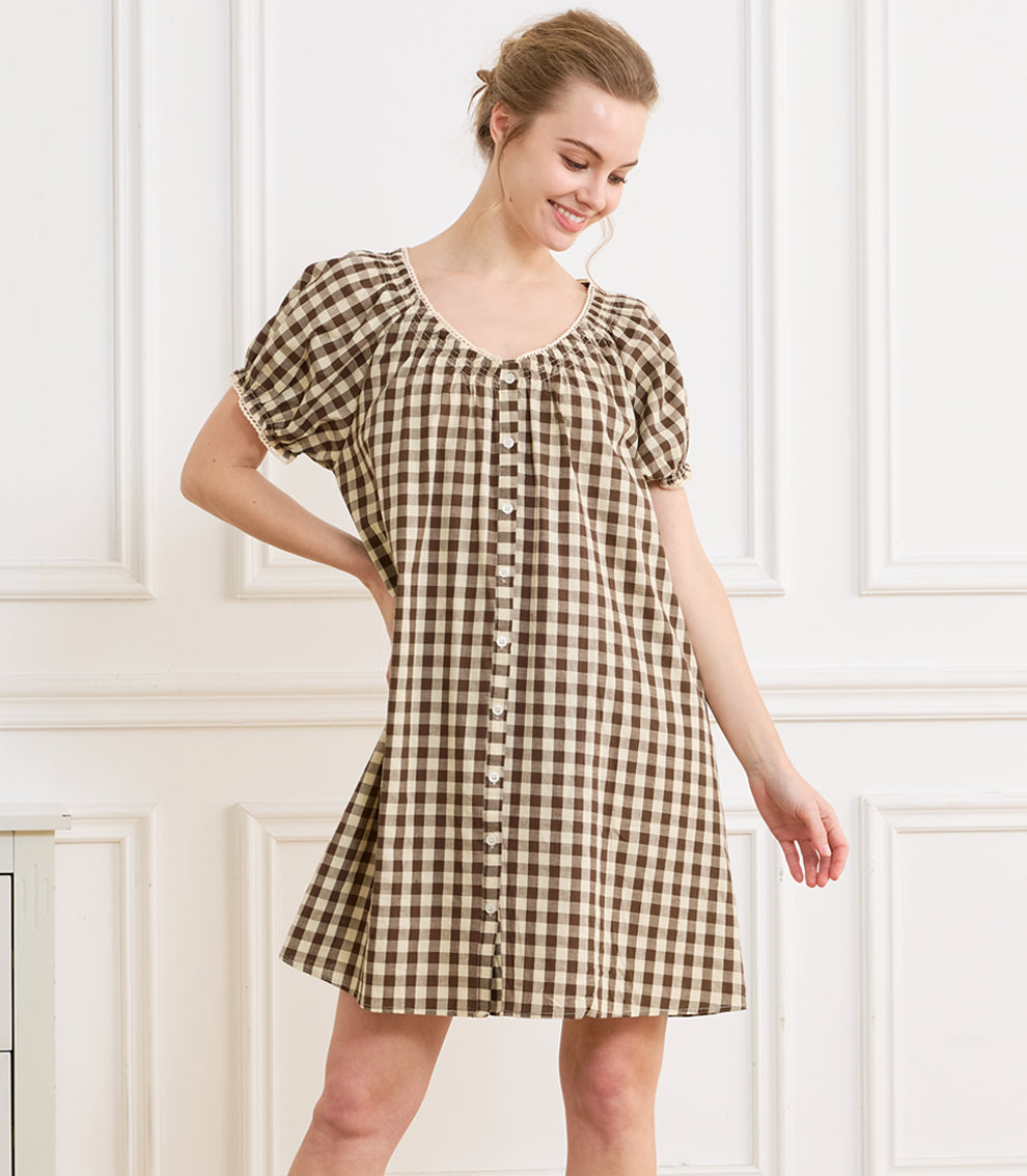Laura House Dress Knee Length