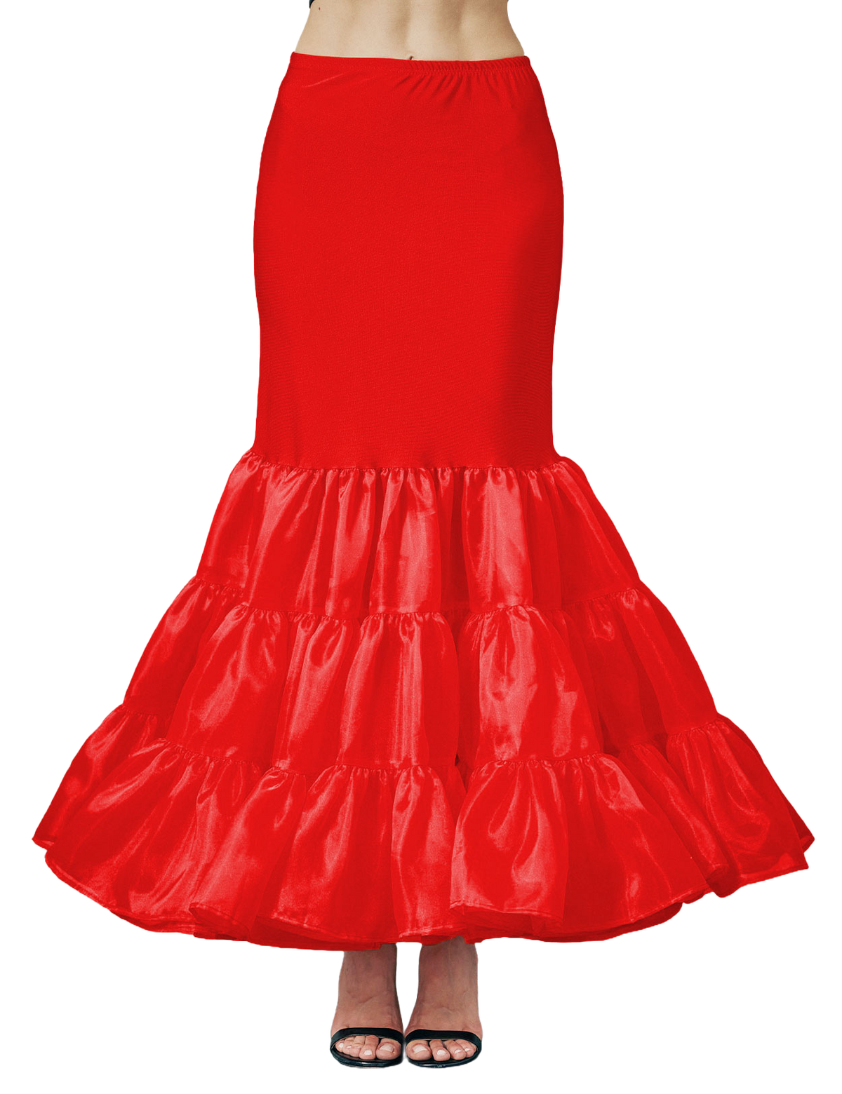 Hoopless mermaid petticoat skirt slip for women