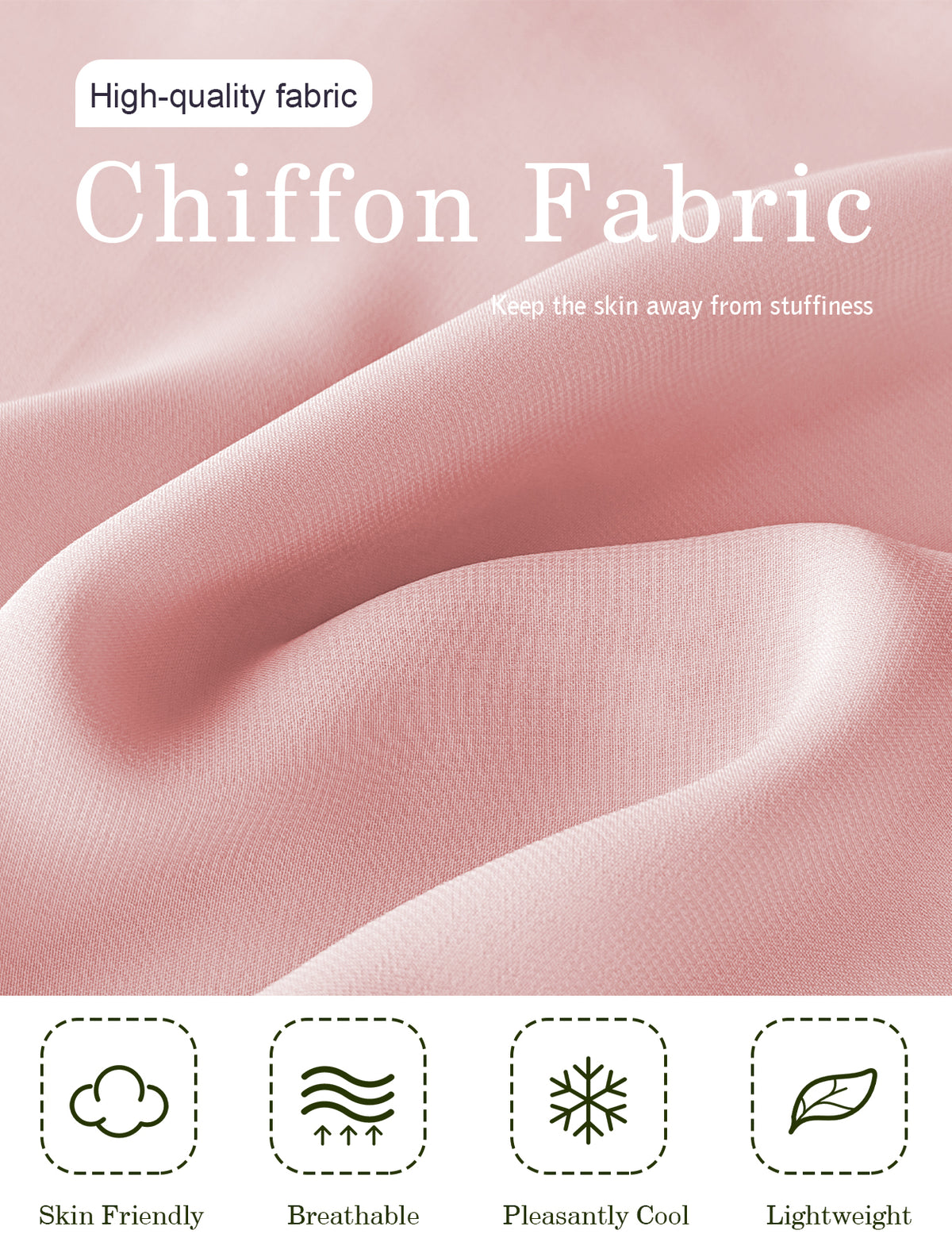 elegant chiffon wedding shawl fabric details