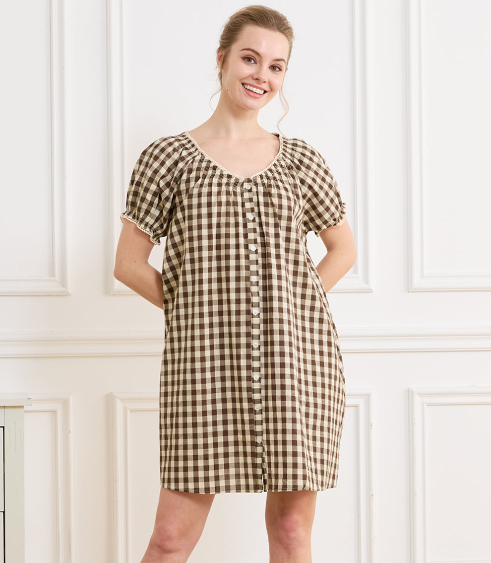 Laura House Dress Knee Length