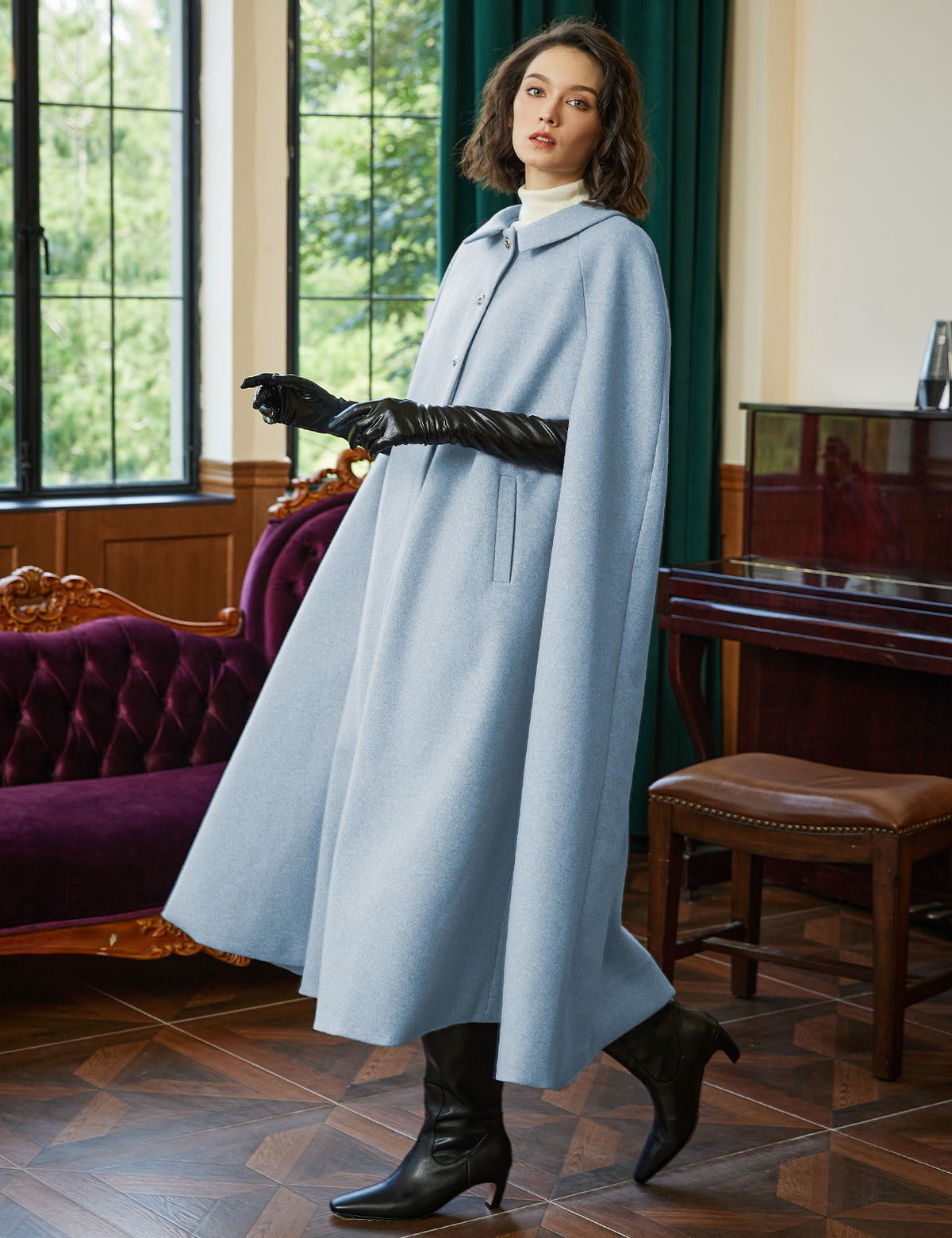 Willa Cloak in Could Blue
