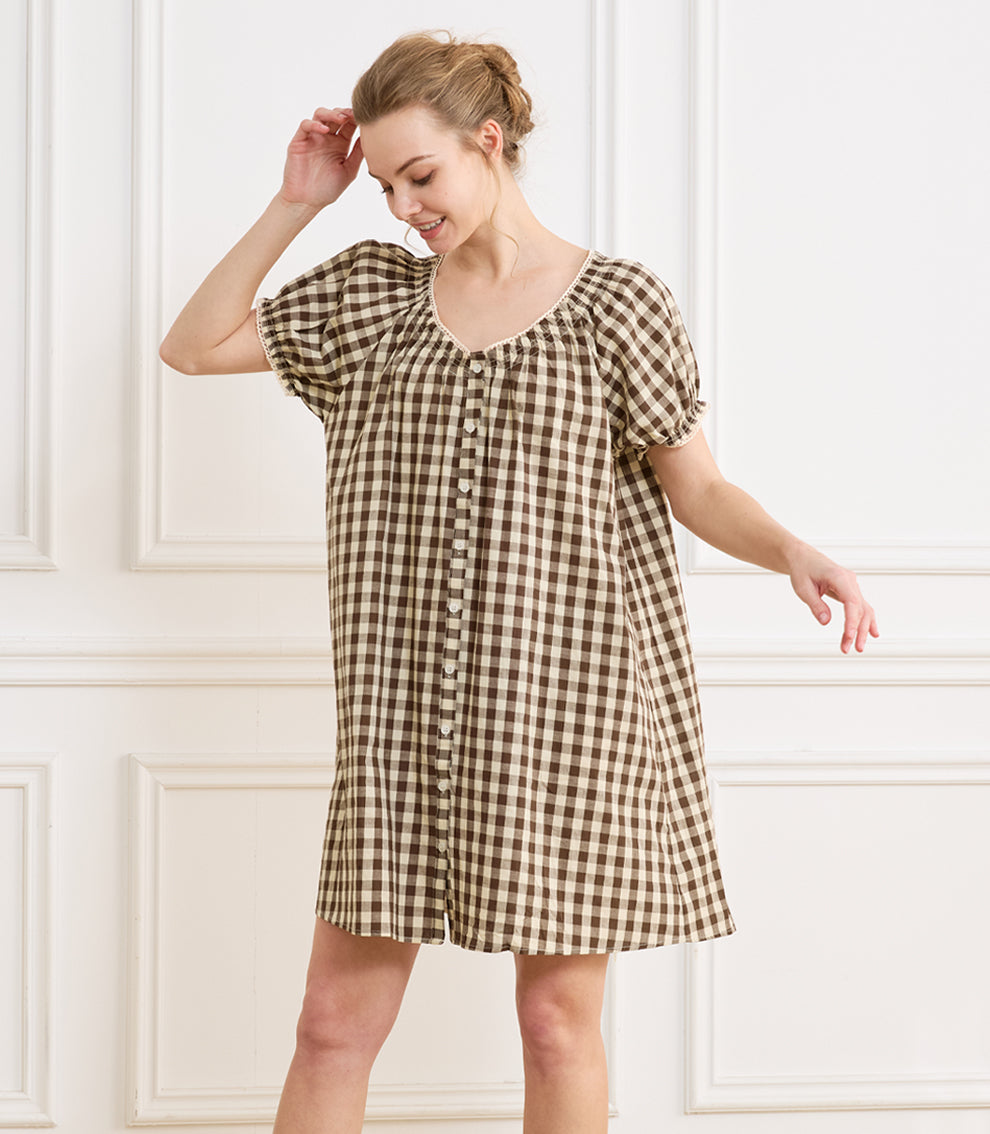 Laura House Dress Knee Length