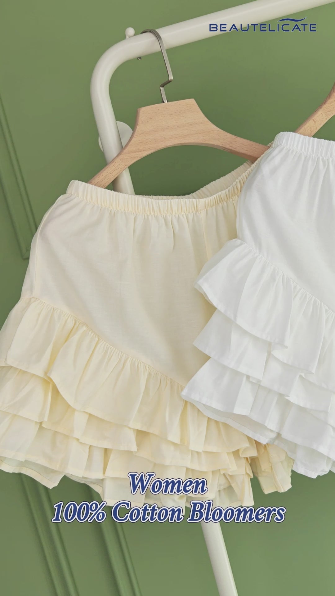 cotton ruffled bloomers