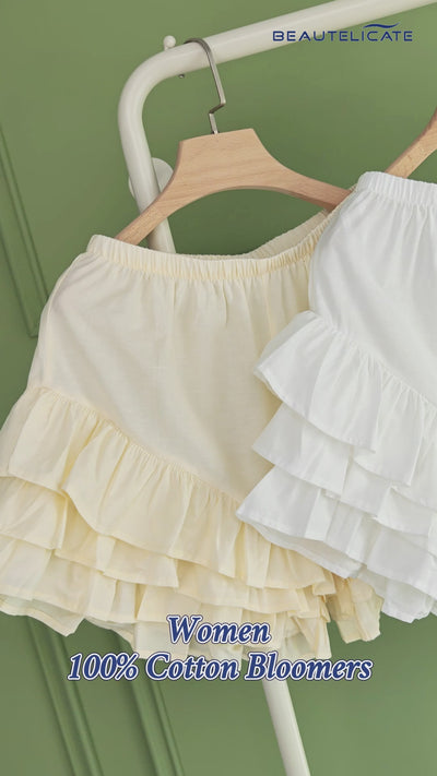 cotton ruffled bloomers